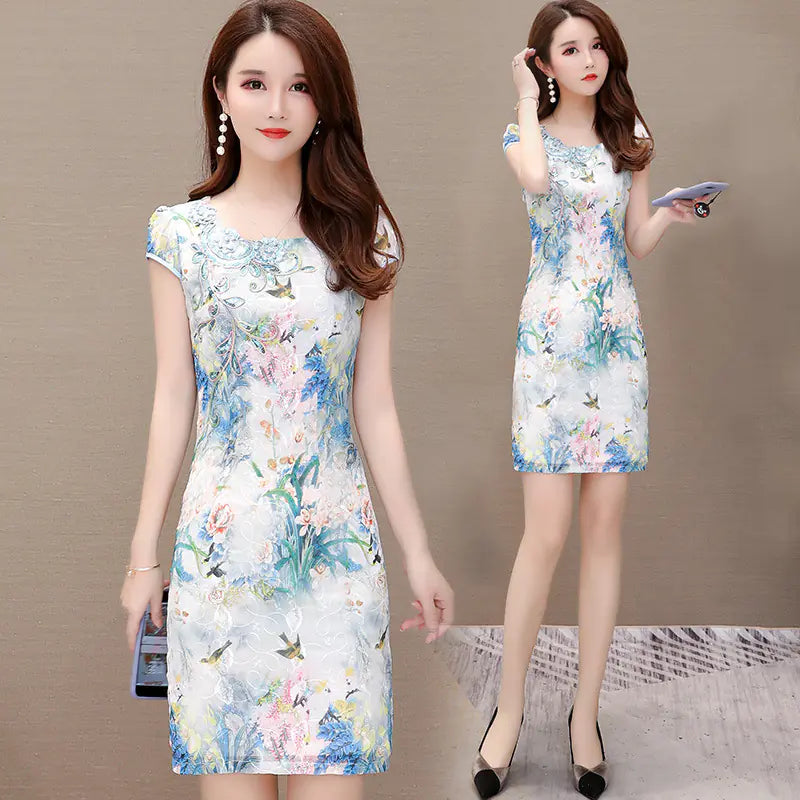 Summer Cheongsam Dress