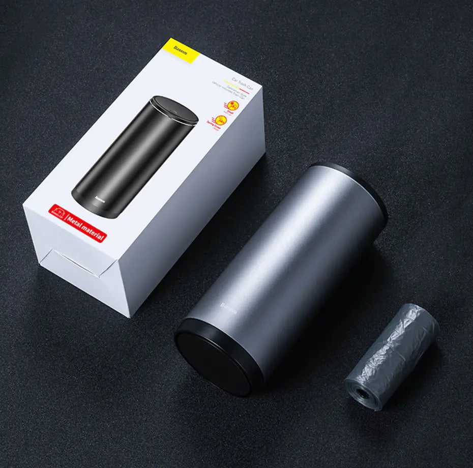 Mini Car Trash Can, 500ml Storage Box for Vehicle