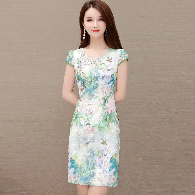 Summer Cheongsam Dress